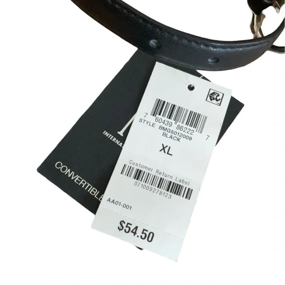 INC Black Convertible Belt Bag New With Tags - Picture 6 of 8